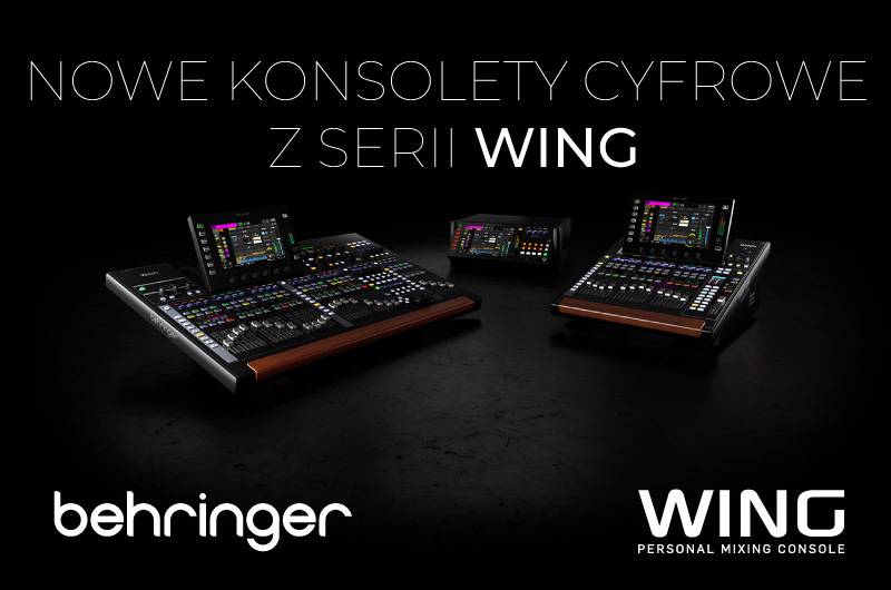 Nowe konsolety cyfrowe z serii WING